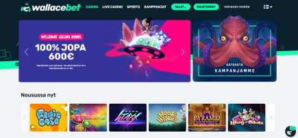 Valitse bonuksesi WallaceBet Casinossa – normaali, VIP vai vedonlyönti?