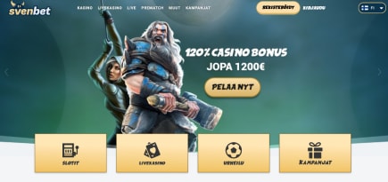 SvenBet Casinossa paras talletusbonus uusille pelaajille ja paljon muuta