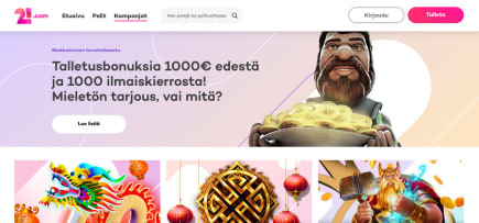 Kesän raikkain bonus 21.com Casinossa