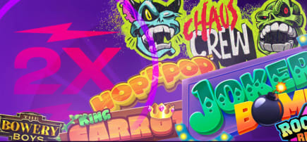Wheelz Casino maaliskuussa: Tuplanopeus Hacksaw Gamingin peleissä