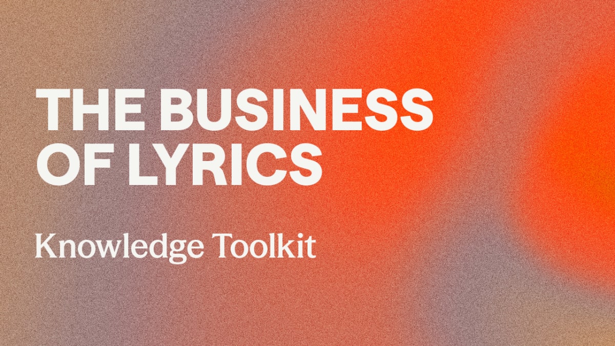 Chapter 2: The Business of Lyrics
