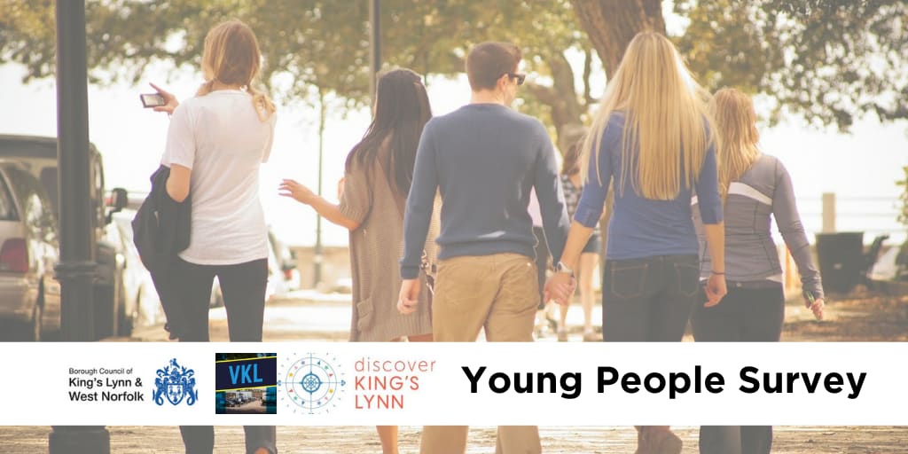 Launching today is a survey that invites ideas from 16–25-year-olds on what they would like to see in King’s Lynn.
