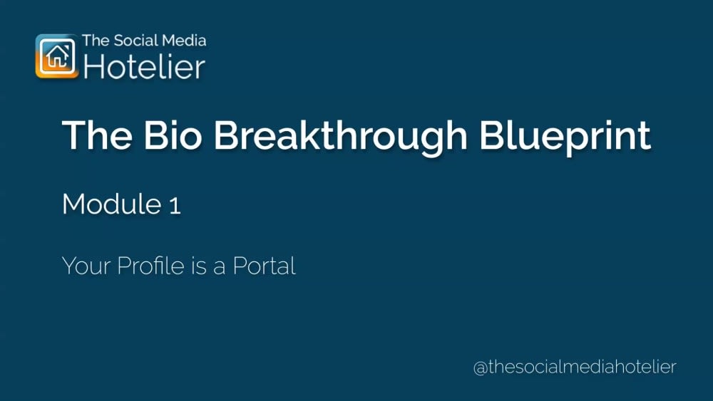 Module 1 - Your Profile is Your Portal