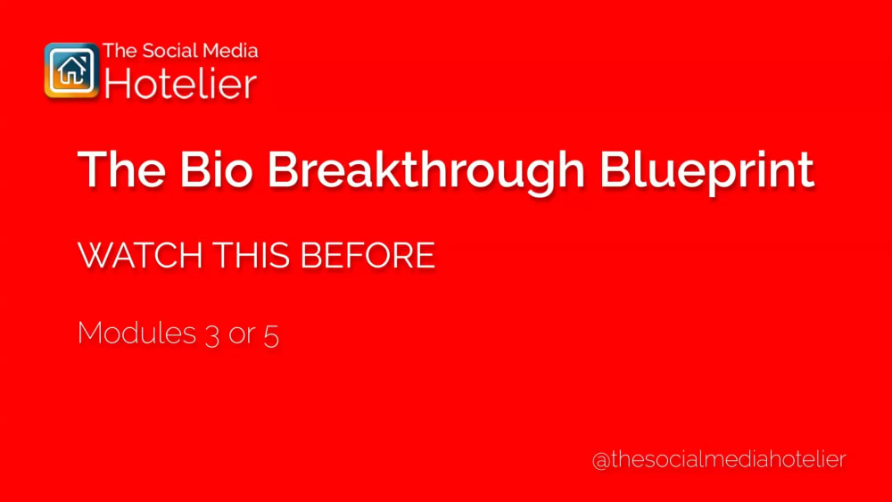 Watch this BEFORE Modules 3 or 5