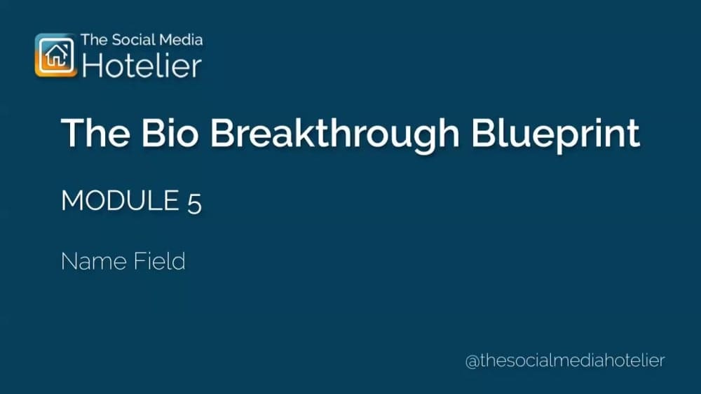 Module 5 - Name Field