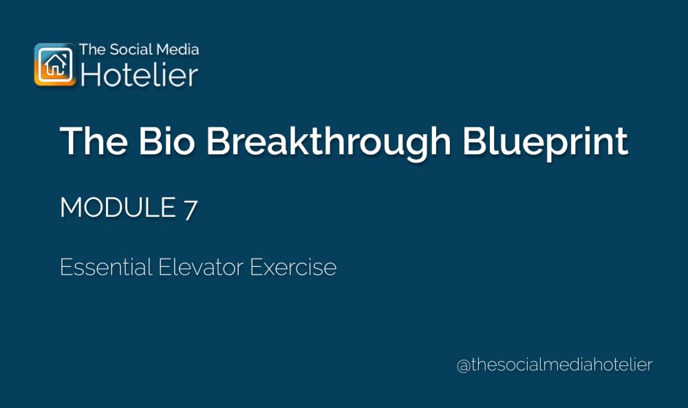 Module 7 - The Essential Elevator Exercise