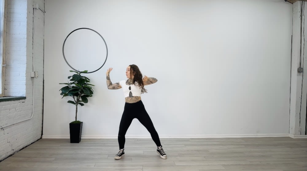 Behind the Back Pop Toss Circuit 