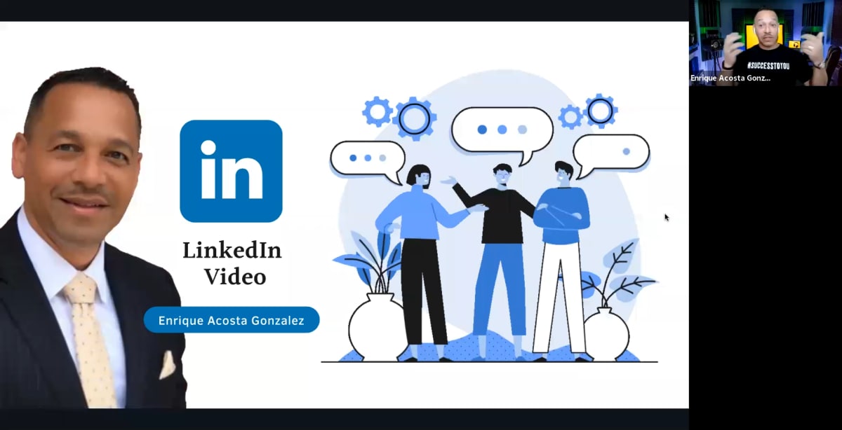 My video journey on LinkedIn