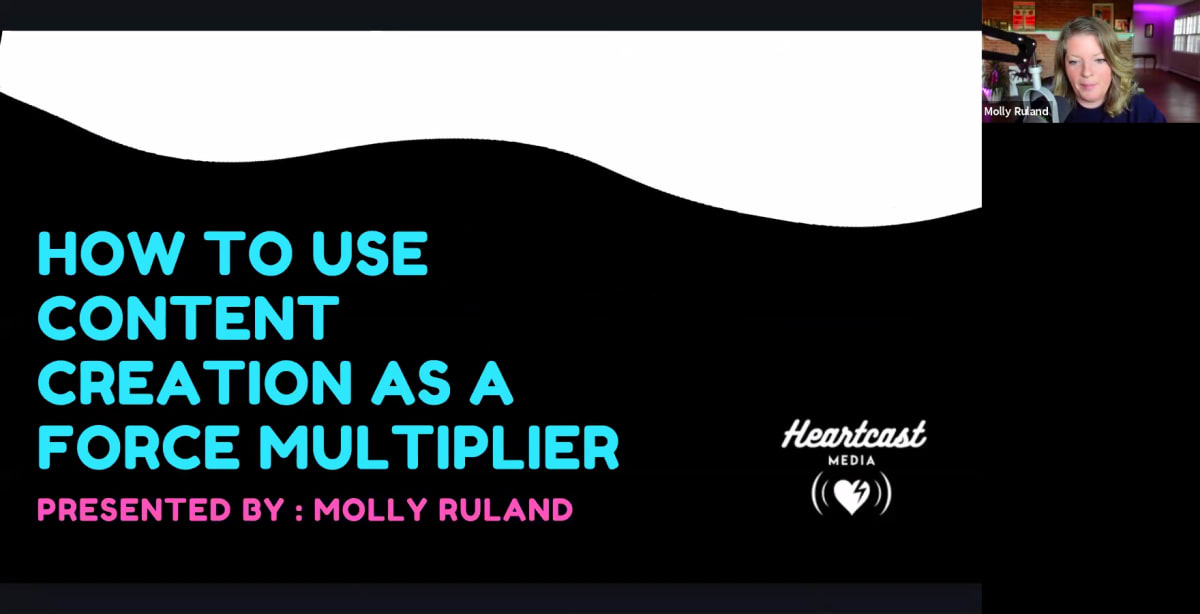 How to use Podcasting, Video and Course Creation as a Content Force Multiplier