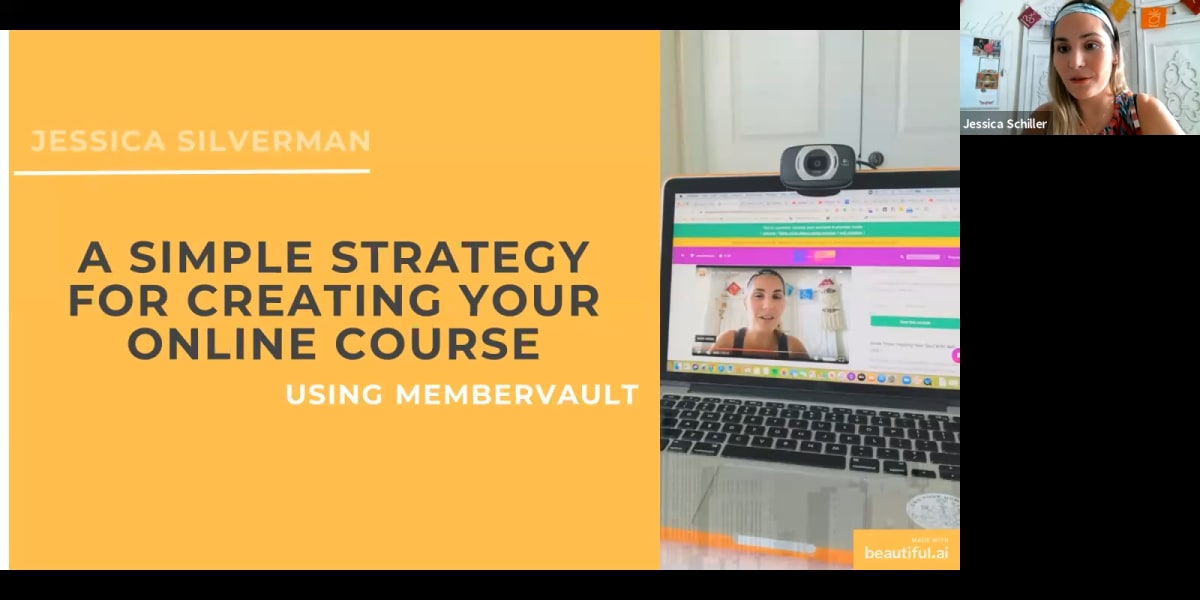 A Simple Strategy for Creating your Online Course (using MemberVault)
