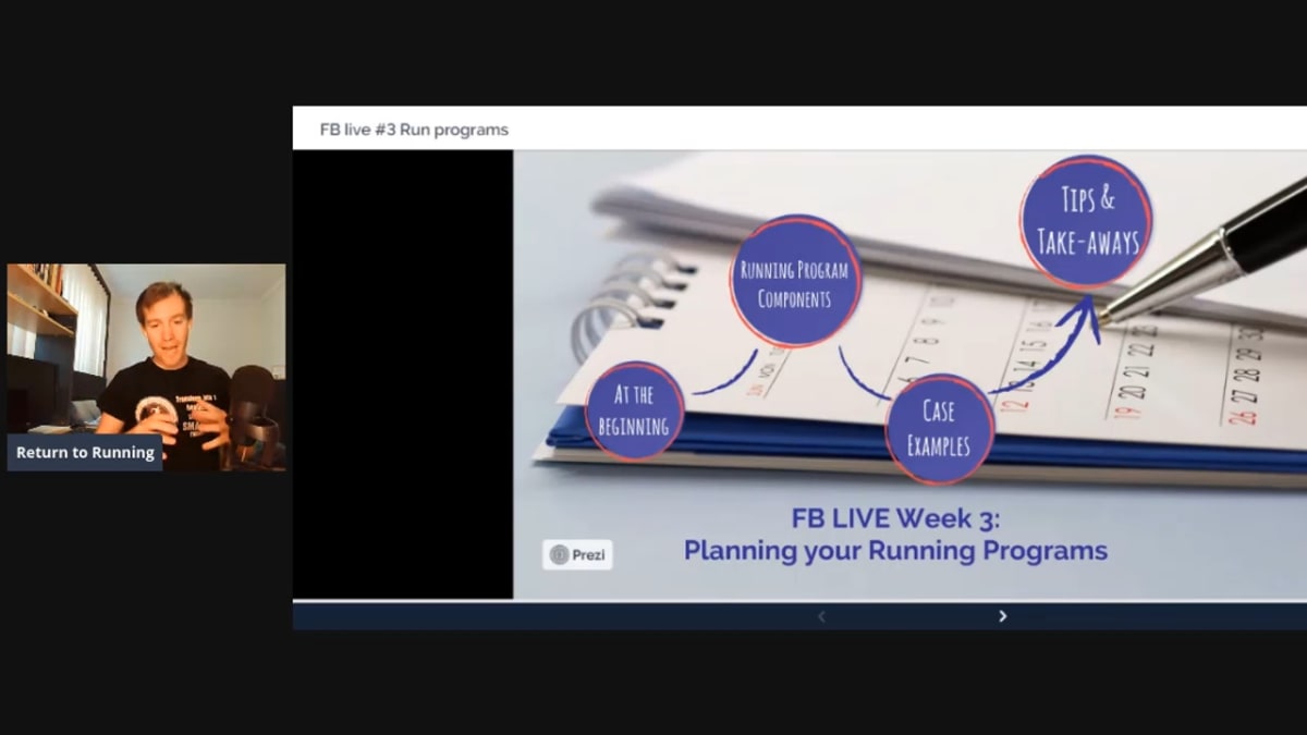 Planning your return to running