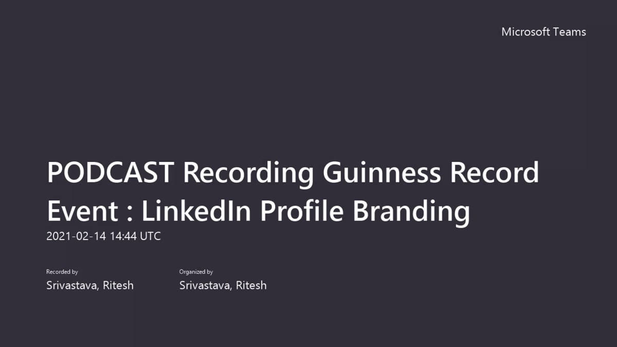 LinkedIn Profile Branding