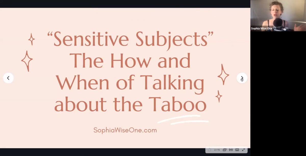 “Sensitive Subjects” the how and when of doing it right