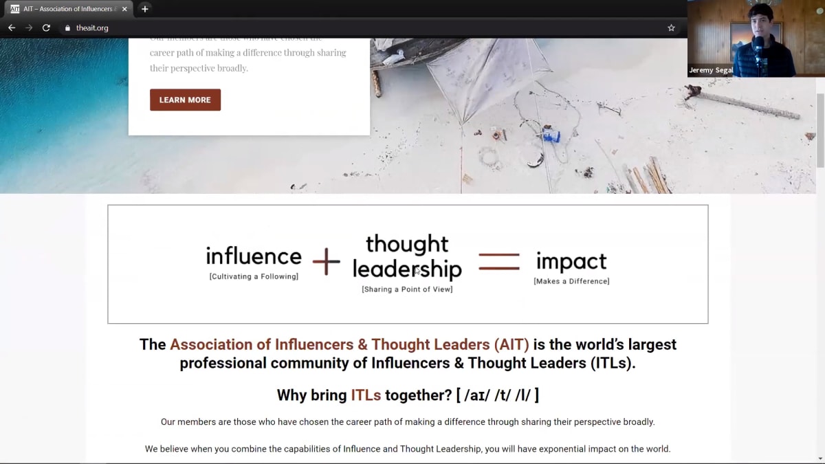 Growing your capability as an Influencer and Thought Leader