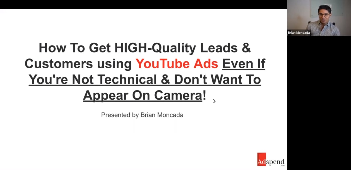 How To Get High-Quality Leads & Customers using YouTube Ads Even If You're Not Technical & Don't Want To Appear On Camera!
