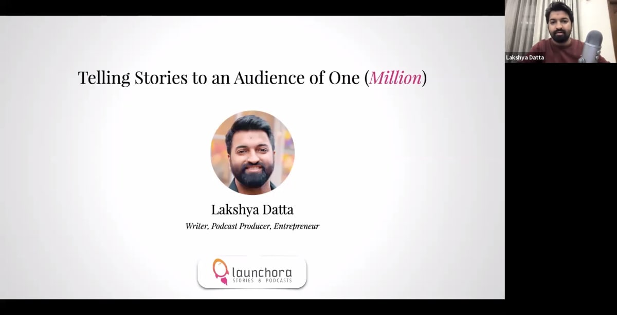 Telling Stories to an Audience of One (MILLION)