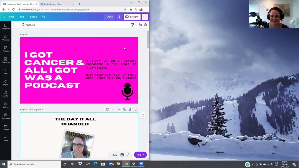 (New Zealand) I had cancer and all I got was this podcast: turning bad events into something positive