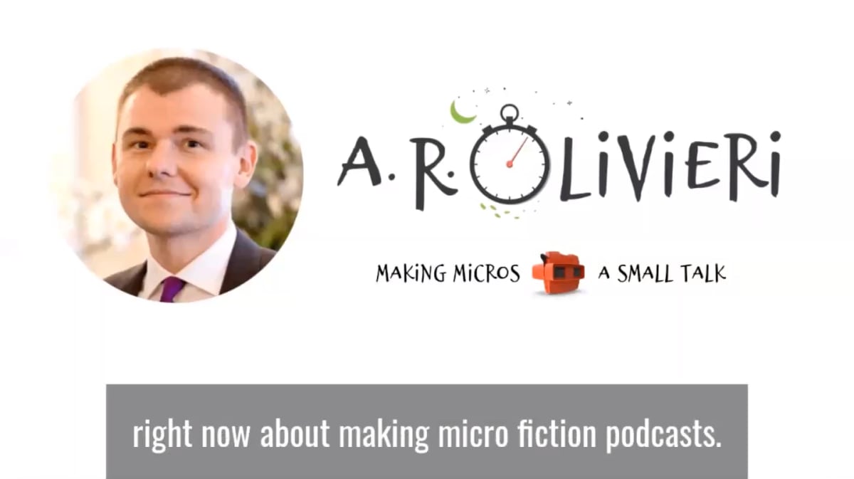 Making Microfiction: Why & How, Speaker