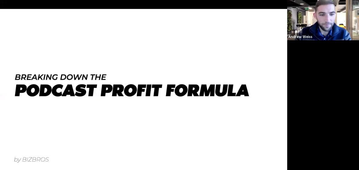 Breaking Down The "Podcast Profit Formula"