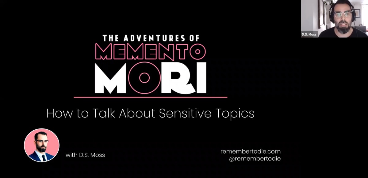 Death Yo! - How to talk about sensitive topics