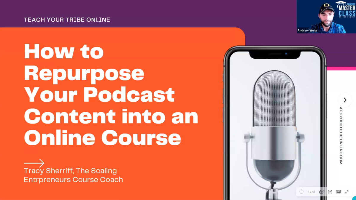 How to Repurpose Your Podcast Content into an Online Course
