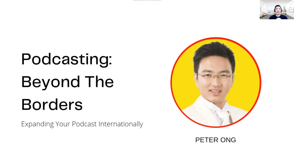 Podcasting: Beyond The Borders