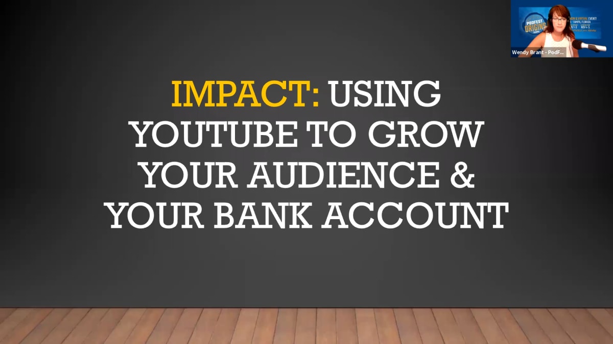 Using You Tube to grow your audience