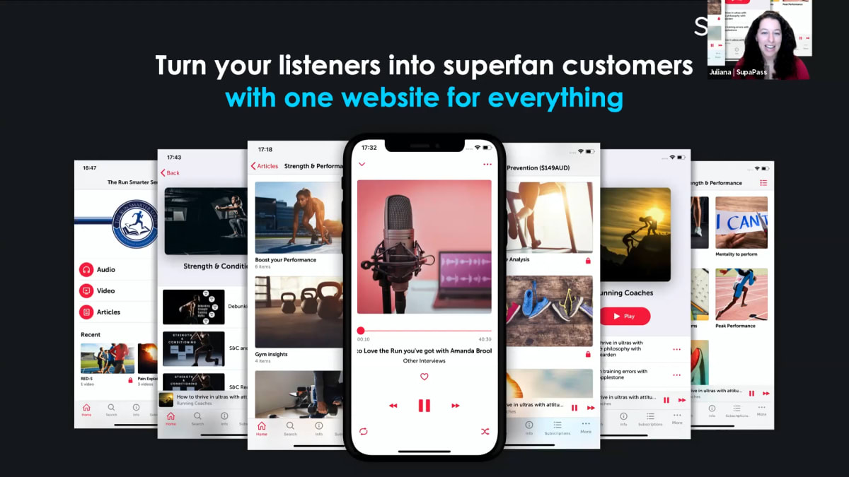 Turn your listeners into customers with one website for everything