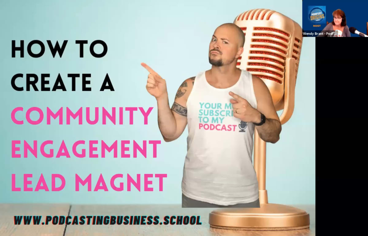Using a Community Engagement Lead Magnet to build up your email list and monetize.