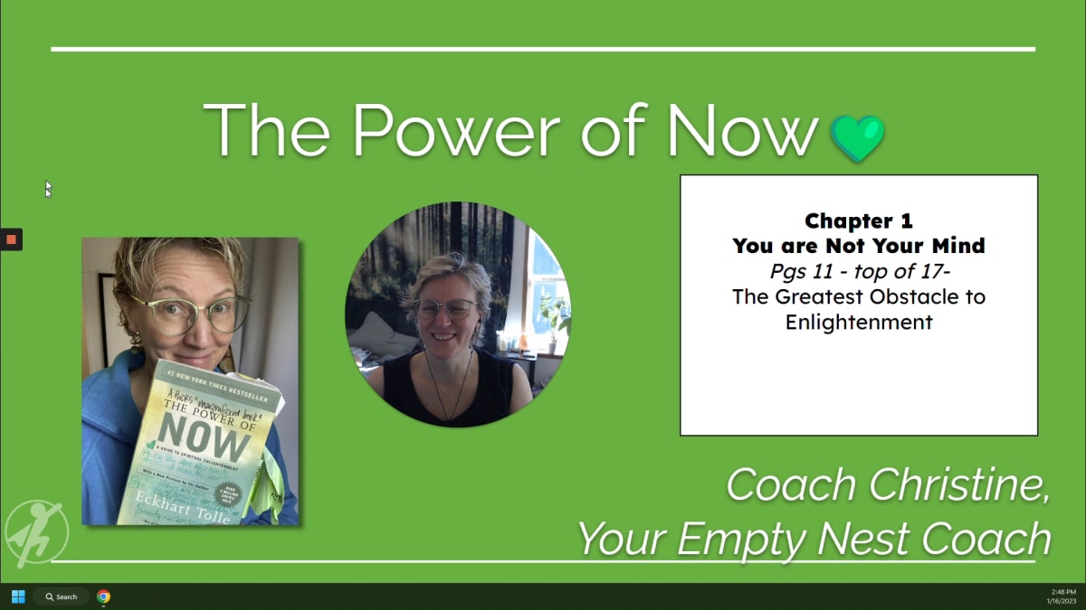 📖 The Power of Now #3: Chapter 1, Section 1