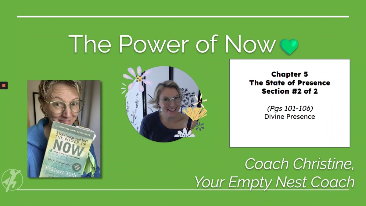 📖 The Power of Now #20: Chapter 5, Section 2 - Presence: I Am That I Am (pgs 101-106)