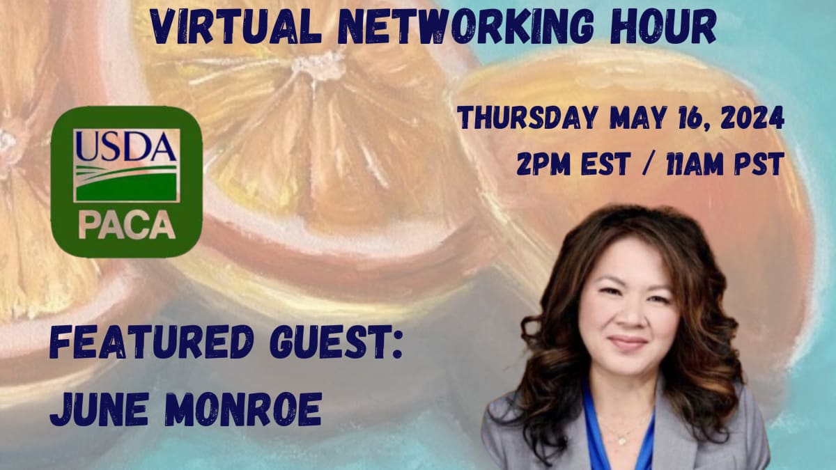 May 2024 Virtual Networking Hour w/ June Monroe