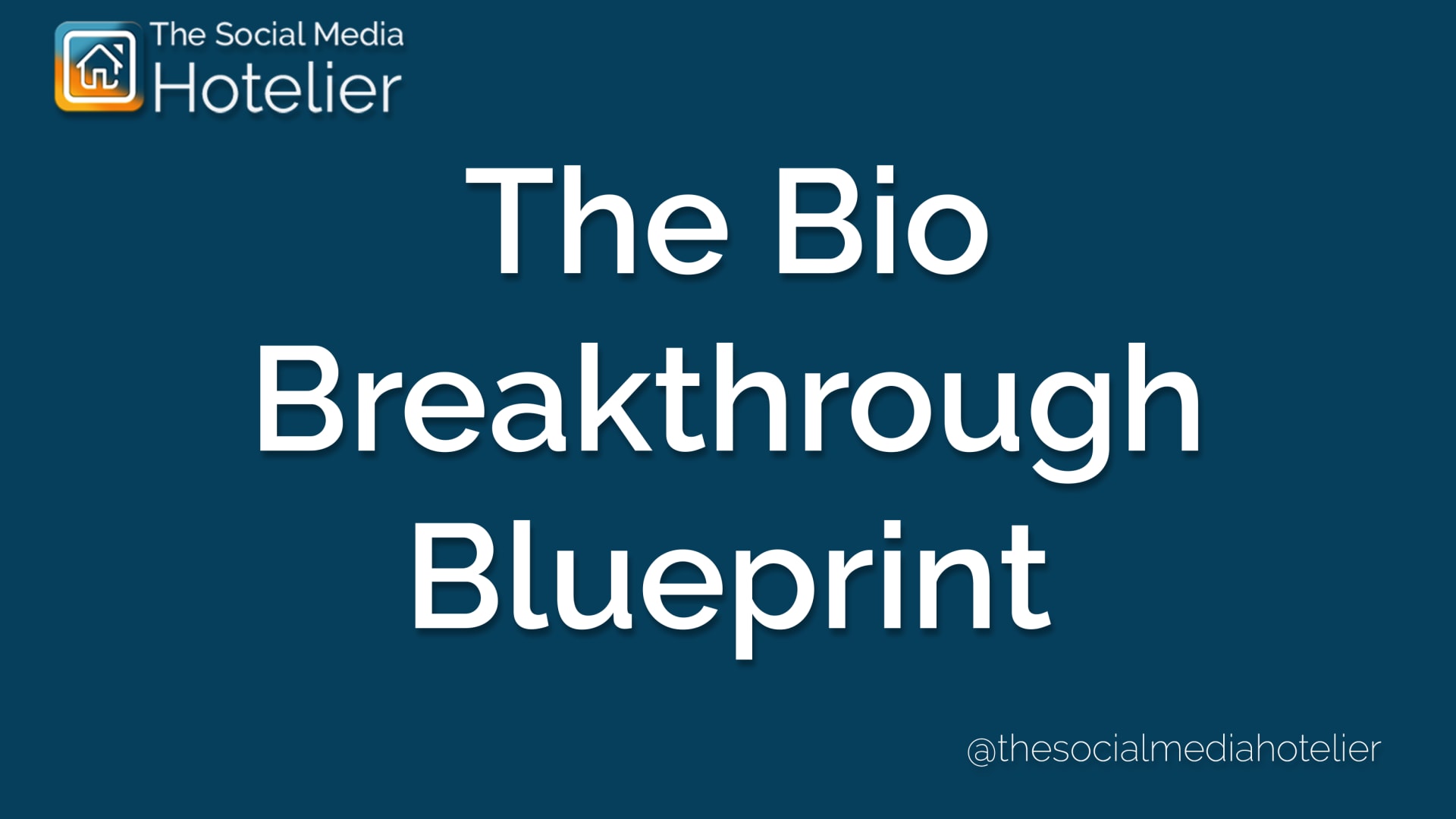 The Breakthrough Bio Blueprint