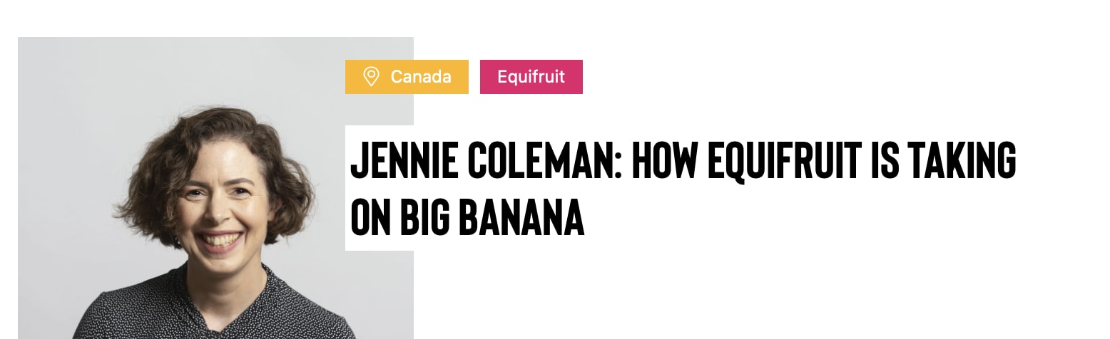 Jennie Coleman: How Equifruit is Taking on Big Banana
