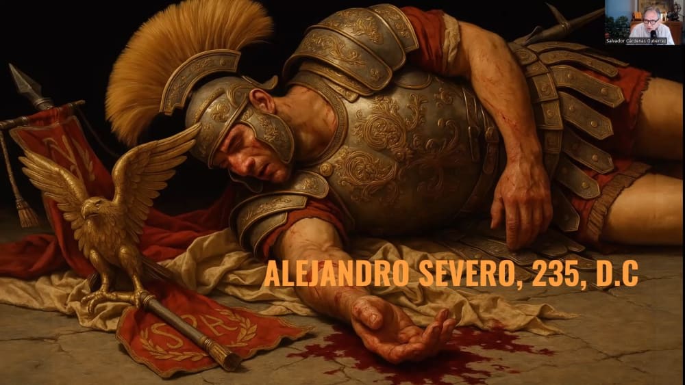 Breve introducción para ubicar históricamente el período donde se detecta el mayor numero de situaciones criticas que llevan a la decadencia del Imperio Romano.