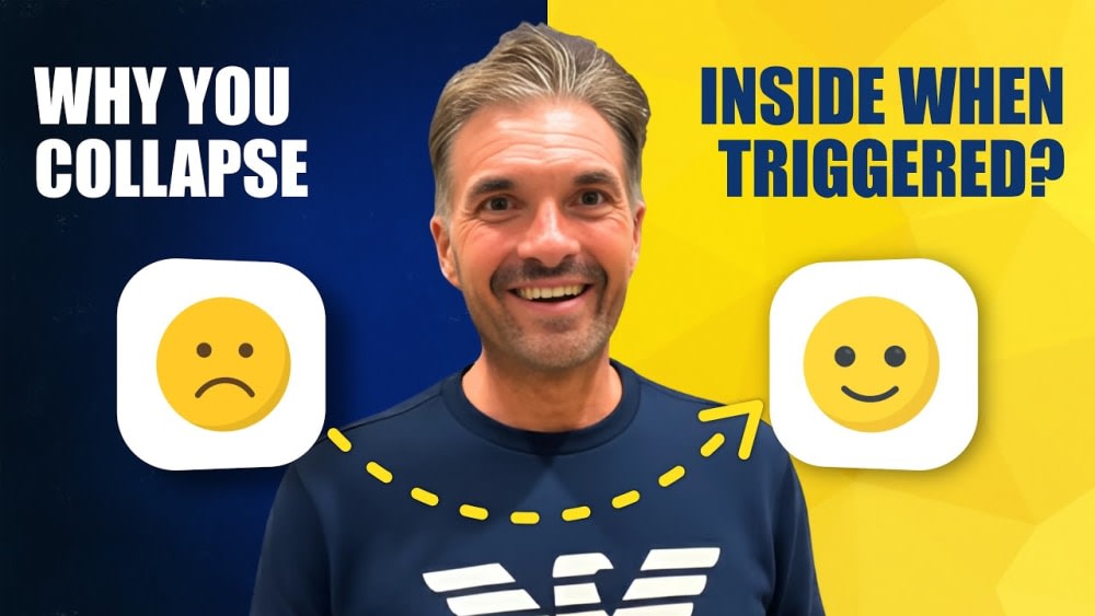 Why You Collapse Inside When Triggered - And How to Grow Through It (Free Long Video + Worksheet)