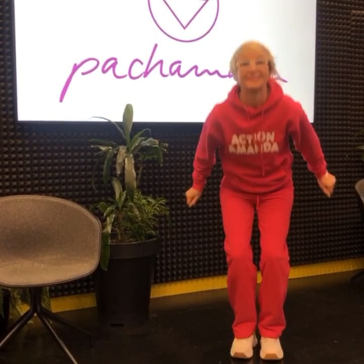 Amanda Jumps for Joy!