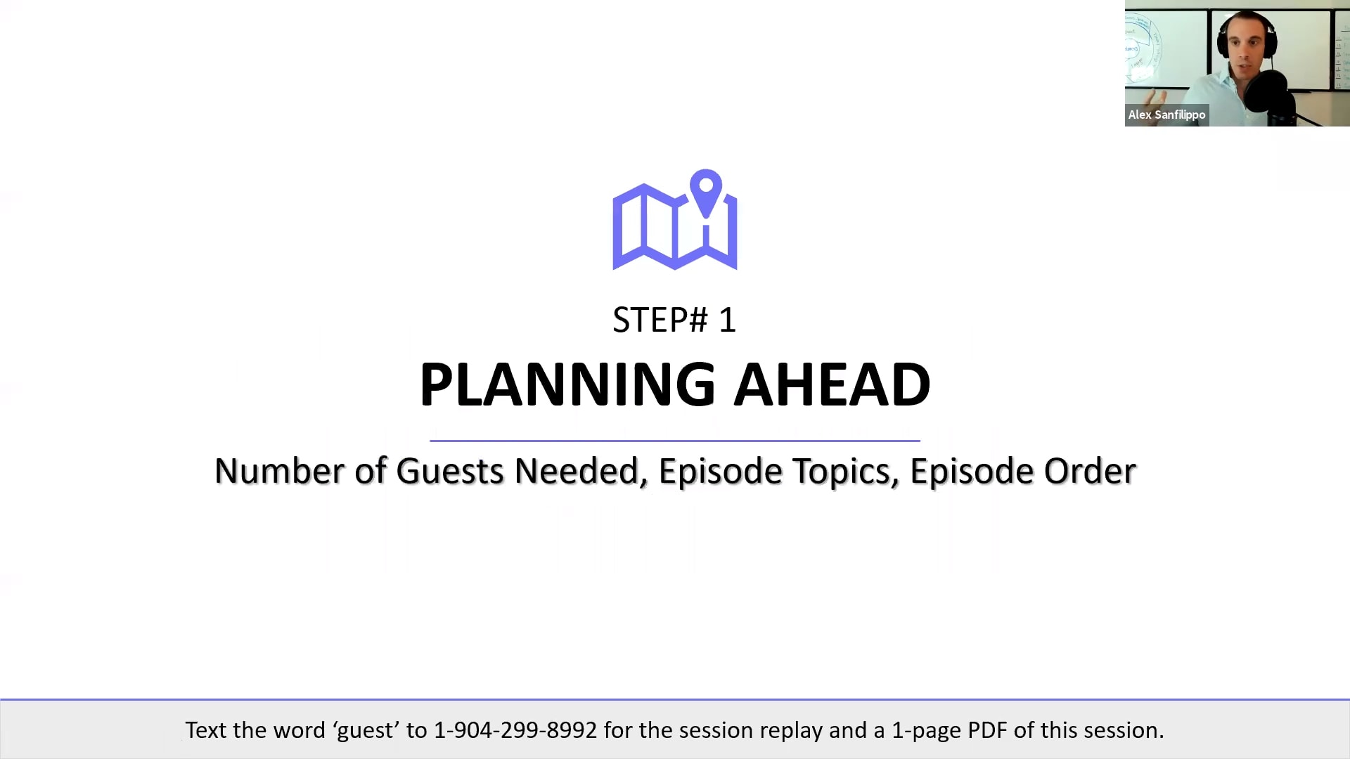 Productivity Con - 2. 6 Steps for Finding Your Next Ideal Podcast Guest Without Wasting Time - Alex Sanfilippo