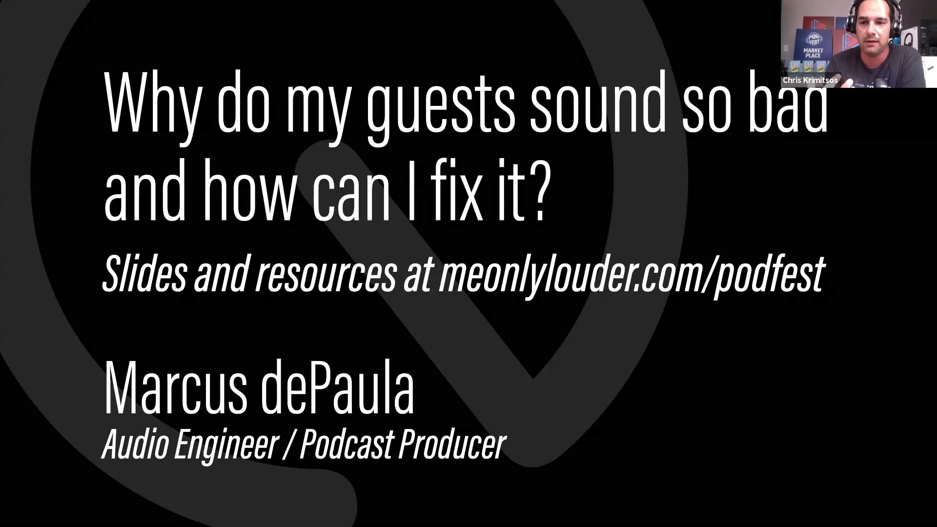 Tech Tuesday - 16. Why Do My Guests Sound So Bad and How Can I Fix It - Marcus dePaula