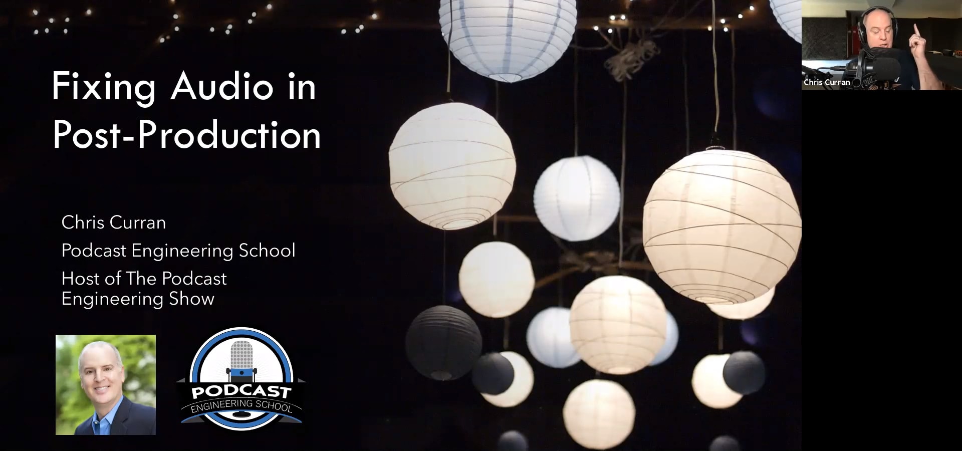 Tech Tuesday - 10. Fixing Audio in Post-Production - Chris Curran