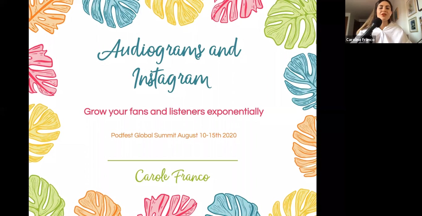 Tech Tuesday - 5. Audiograms and Instagram - Unlock Exponential Growth - Carole Franco