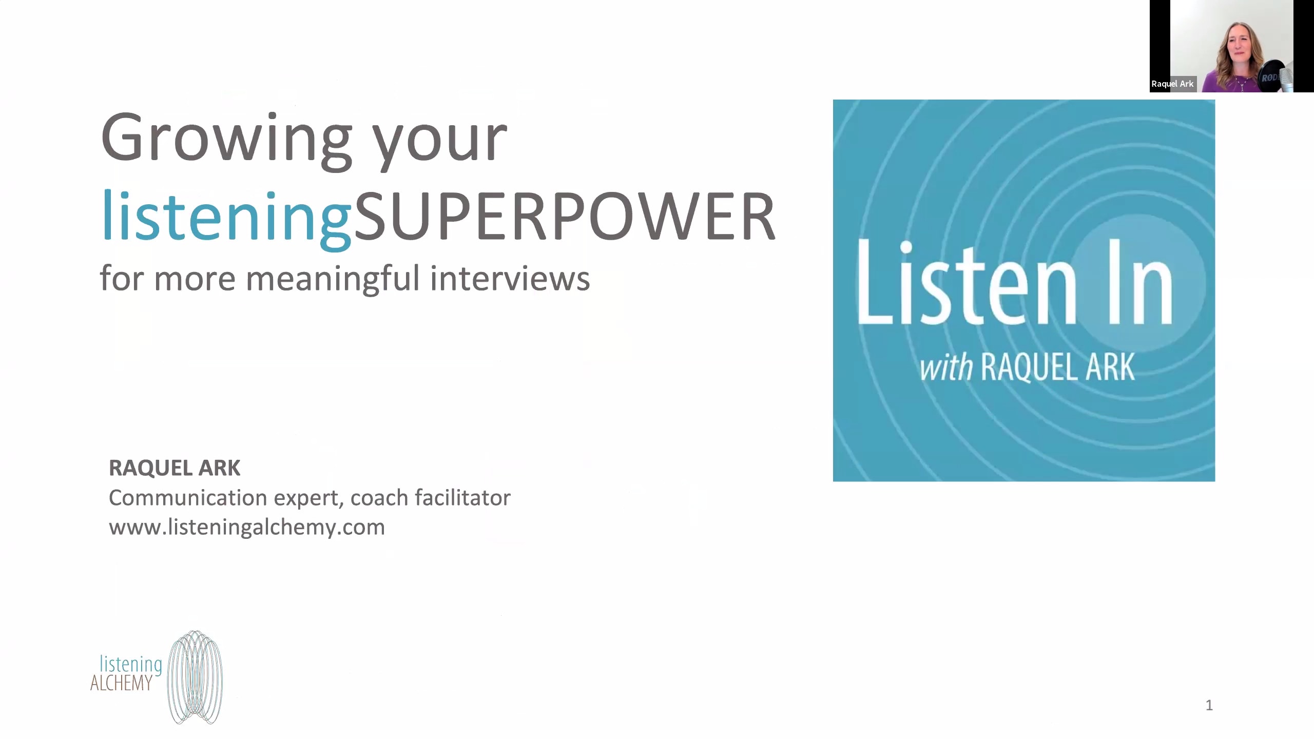 Growing your Listening Superpower for more meaningful interviews