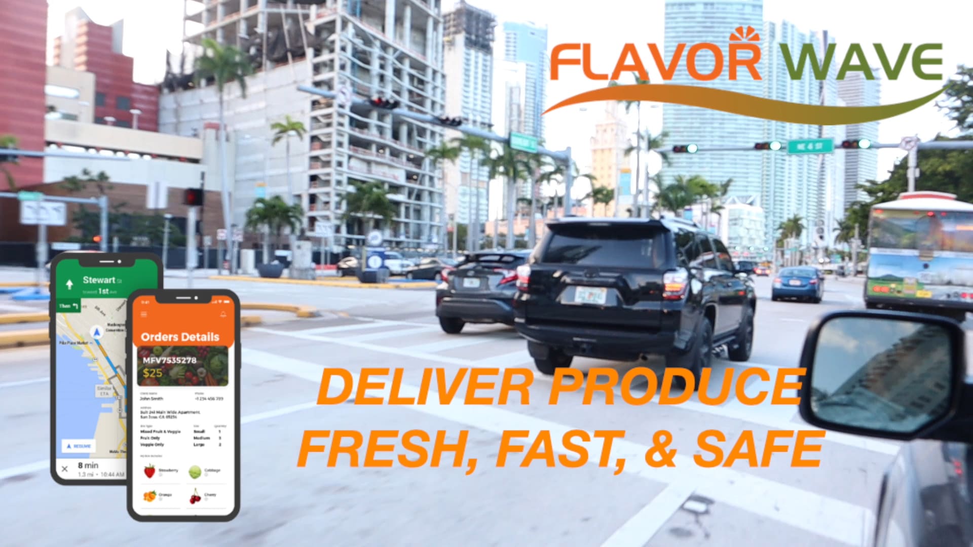 Deliver Fresh Produce - FRESH, FAST, & SAFE