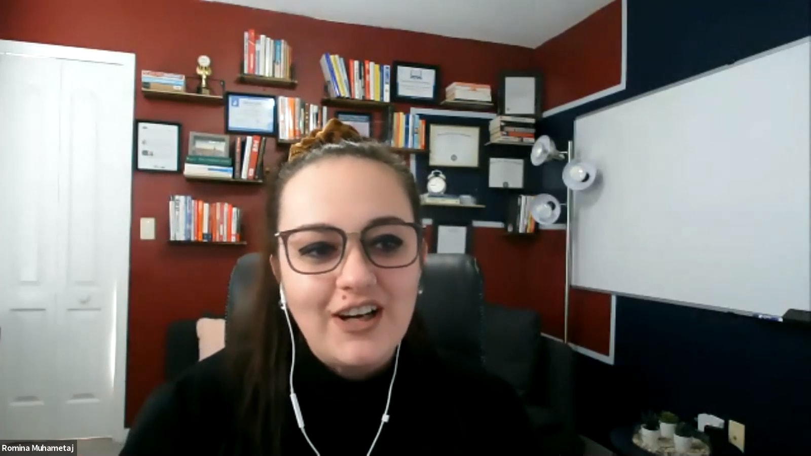 Discussions between Romina Muhametaj and Mark Whitlock