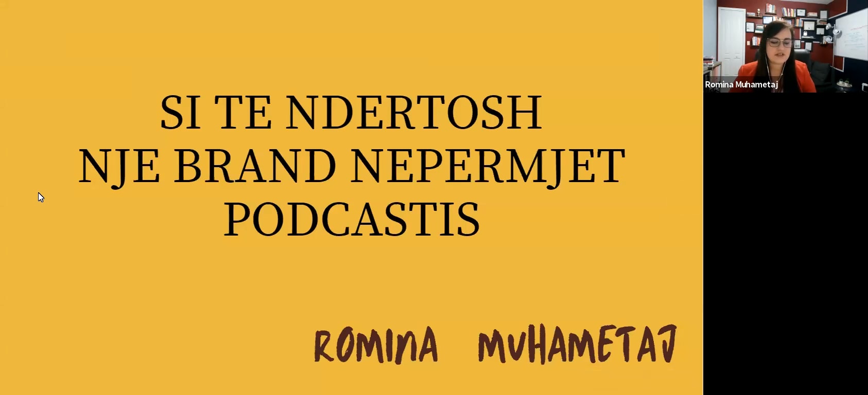 (Albanian) Building a Personal Brand & Business via Podcasting