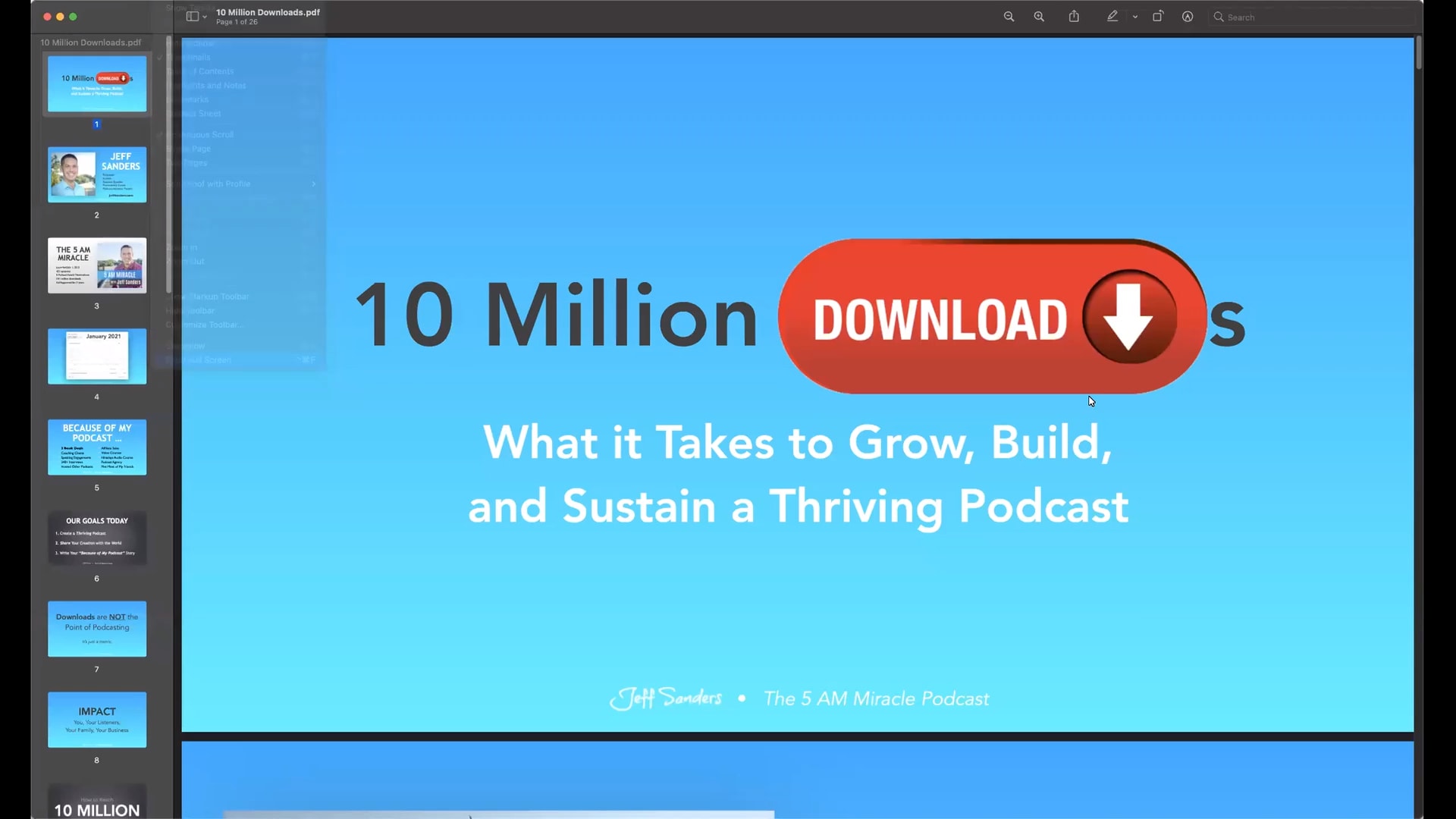 10 Million Downloads: What it Takes to Build, Grow, and Sustain a Thriving Podcast