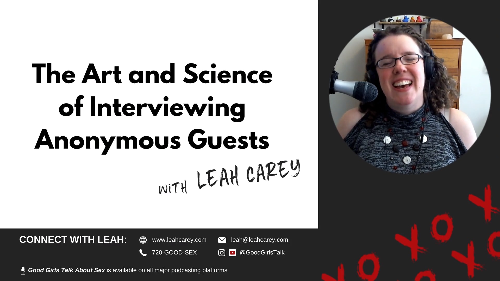 The Art & Science of Interviewing Anonymous Guests
