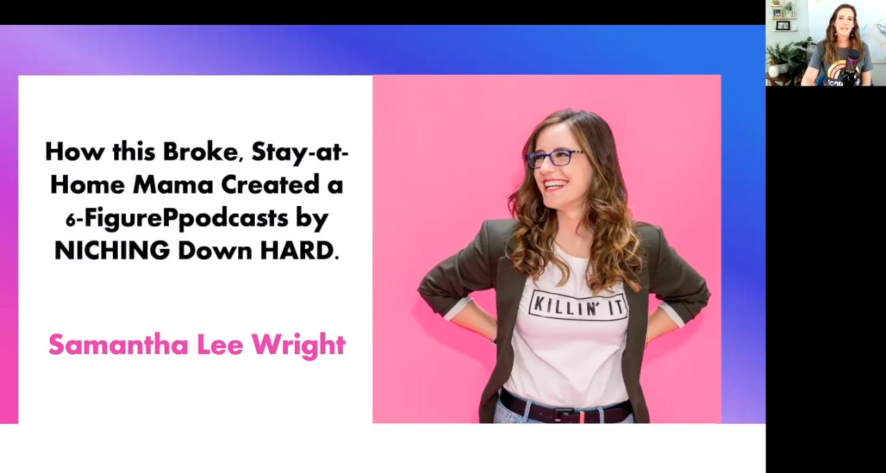 How this Broke, Stay-at-Home Mom Started a 6-Figure Podcast by Niching Down HARD!