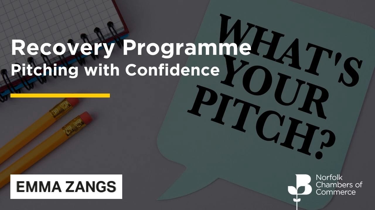 Pitching with Confidence – Masterclass - Recovery Programme
