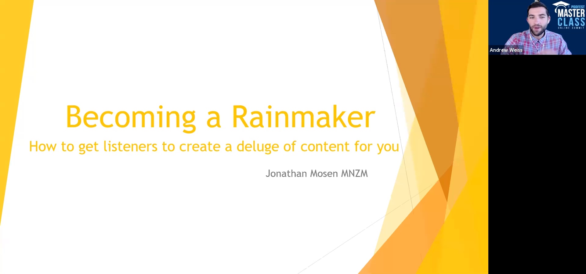 Becoming a rain maker - How to get listeners to create a deluge of content for you